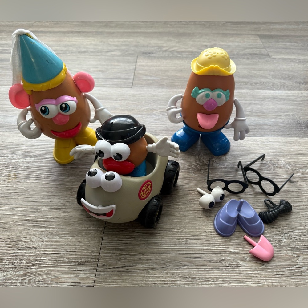 Mr. Potato Head Playset with Vintage Car & Accessories